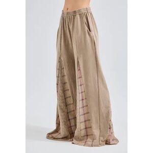 J.Her Flannel Flare Pant